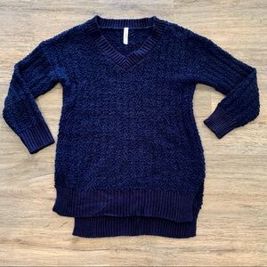Soft Blue V-Neck Sweater